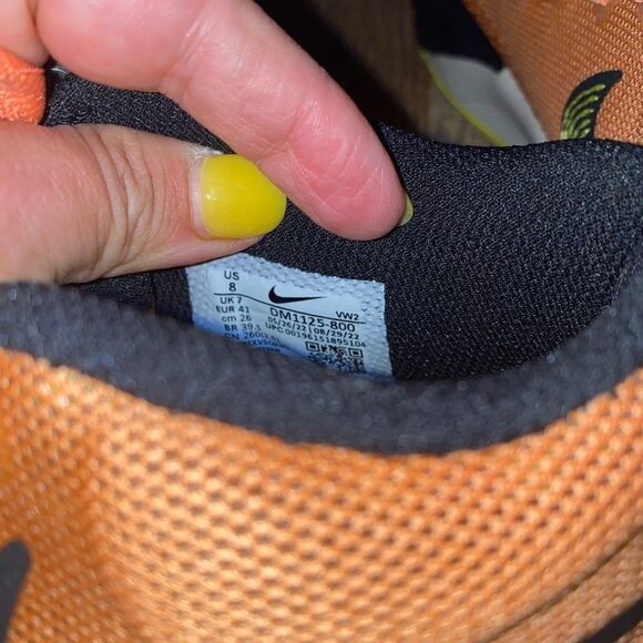 Nike Kyrie Flytrap VI 6 Orange Yellow Black Mens Sz 8 Womens Sz 9.5 DM1125-800 - Picture 8 of 13